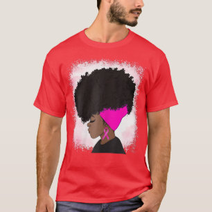Frauen Schwarze Frauen Brustkrebs Bewusstsein Afri T-Shirt