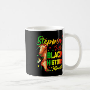 Frauen Schwarze Geschichte Steppen In Afrikanische Kaffeetasse