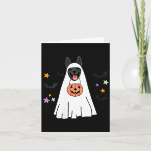 Frauen Schwarzer Deutscher Schäferhund Boo Geist H Karte
