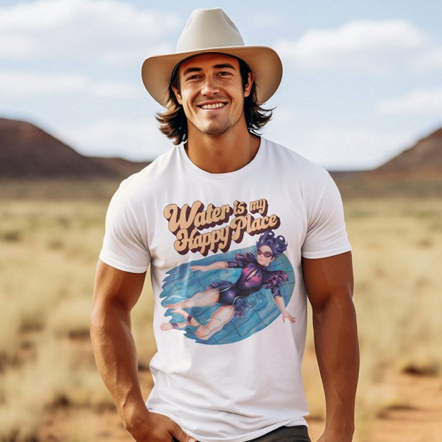 Frauen schweben am glücklichen Ort T-Shirt (Von Creator hochgeladen)