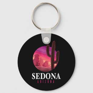 Frauen Sedona Arizona Kaktus Sonnenuntergang Wüste Schlüsselanhänger