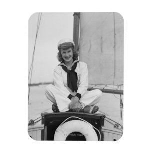 Frauen-Seemann Magnet