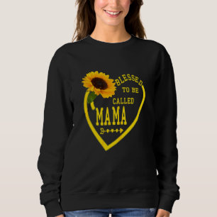 Frauen segneten, als Mutter Mama Mama Sunflow beze Sweatshirt