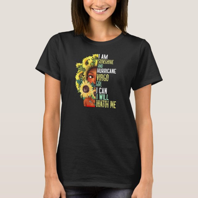 Frauen sehen mir Motivierend Jungfrau August Sep T-Shirt (Vorderseite)