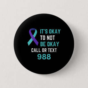 Frauen Selbstmordprävention 988 Hotline Shirt 988 Button