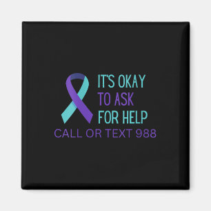 Frauen Selbstmordprävention 988 Hotline Shirt 988 Magnet