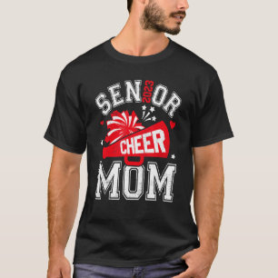 Frauen Senior 2023 Cheer Mama Cheerleader Parent C T-Shirt
