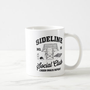 Frauen Sideline Social Club Fußball-Mama Spieltag Kaffeetasse