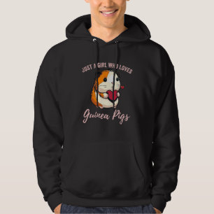 Frauen Sind Ein Mädchen, Das Meerschweinchen Liebt Hoodie