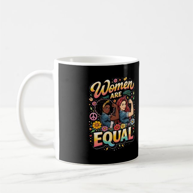 Frauen sind gleichberechtigt kaffeetasse (Links)