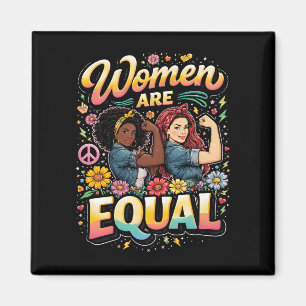 Frauen sind gleichberechtigt magnet