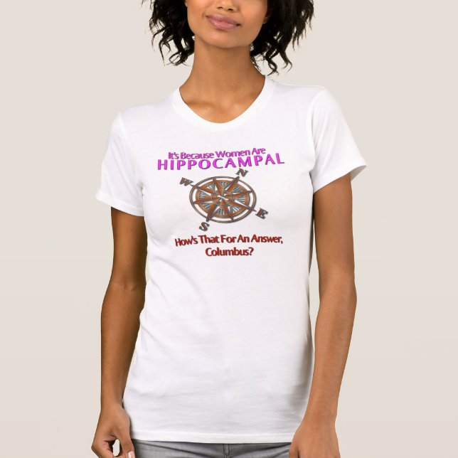 Frauen sind Hippocampus T-Shirt (Vorderseite)
