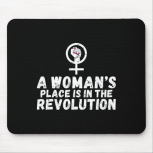 Frauen sind in der Revolution Starke Frauen sehen Mousepad
