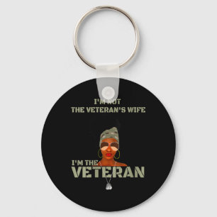 Frauen sind nicht die Veteranen Ehefrau Ich bin Ve Schlüsselanhänger