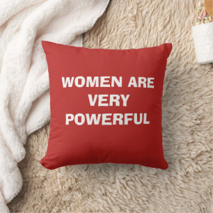 FRAUEN SIND SEHR MÄCHTIG Kissenbezug Polyester 16x Kissen