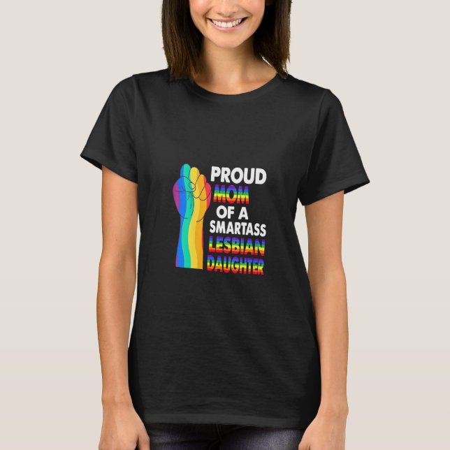 Frauen sind stolz auf die Mama einer klugassigen l T-Shirt (Vorderseite)