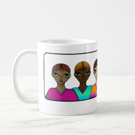 Frauen sind verheiratet. Mug Kaffeetasse