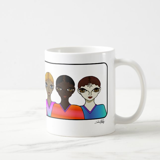Frauen sind verheiratet. Mug Kaffeetasse (Rechts)