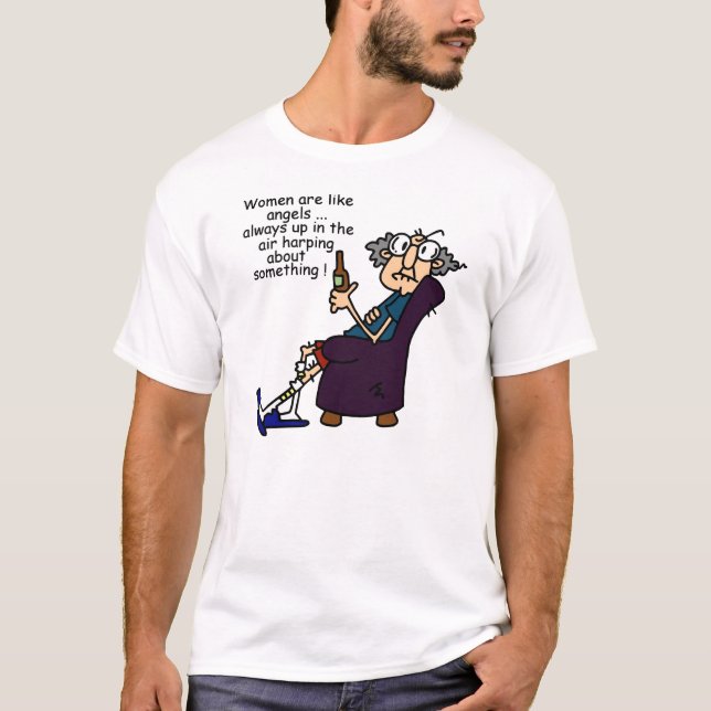 Frauen sind wie Engel T-Shirt (Vorderseite)