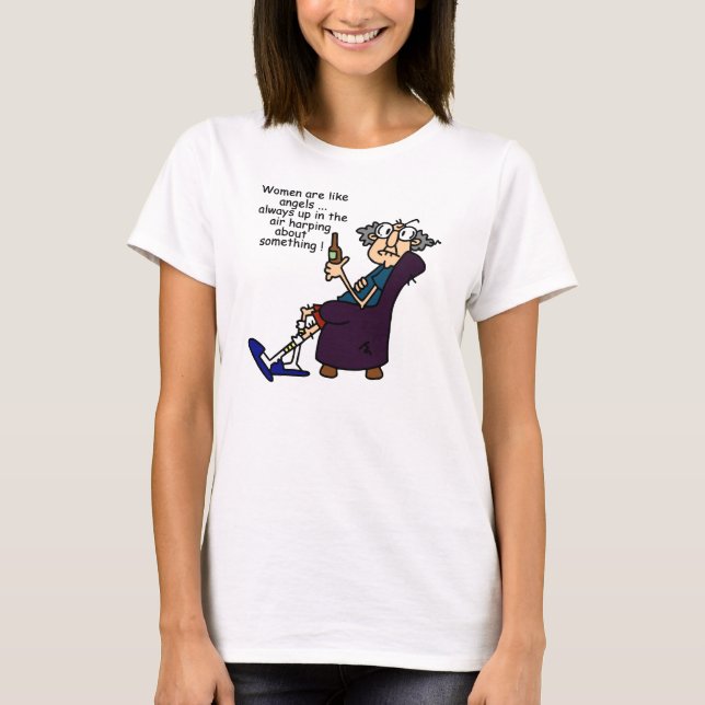 Frauen sind wie Engel T-Shirt (Vorderseite)
