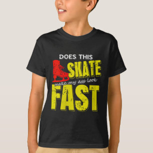 Frauen Skate macht mich schnell fett frische Eiske T-Shirt