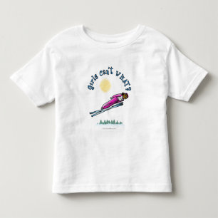 Frauen Ski Jumping Kleinkind T-shirt