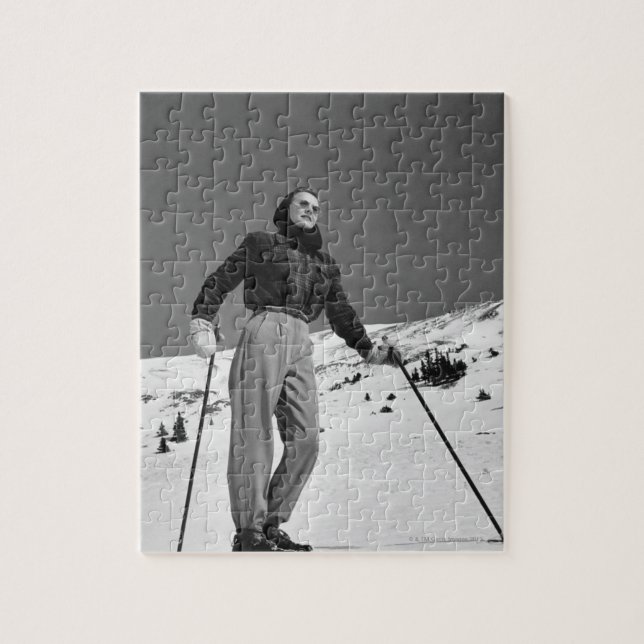 Frauen-Skifahrer (Vertikal)