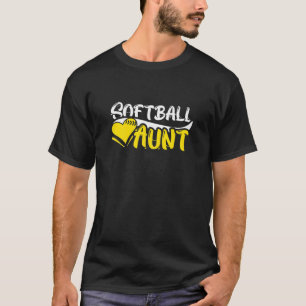 Frauen Softball-Tante für eine stumpfe Softball-Ta T-Shirt