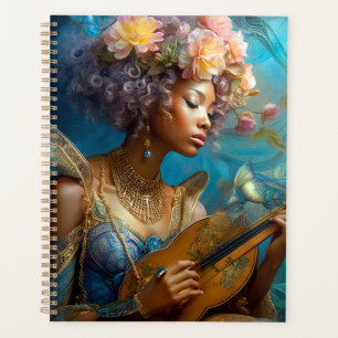 Frauen spielen Lute American Fantasy Art Planer