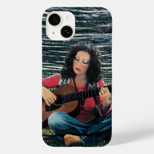 Frauen spielen Musik mit akustischer Gitarre Case-Mate iPhone Hülle