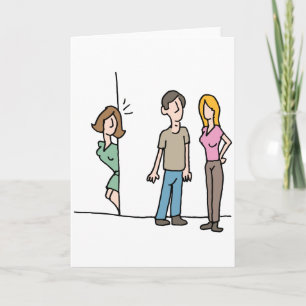 Frauen spionieren auf Freund Karte