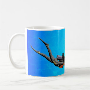 Frauen-Sporttauchen Kaffeetasse