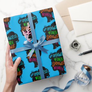 Frauen stärken geschenkpapier