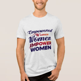 Frauen stärken Tri-Blend shirt