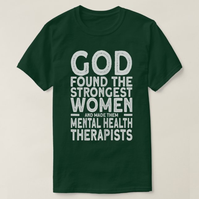 Frauen stärkster Psychotherapeut 6992 3088 T-Shirt (Design vorne)