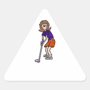 Frauen Sticker für Golfer Name