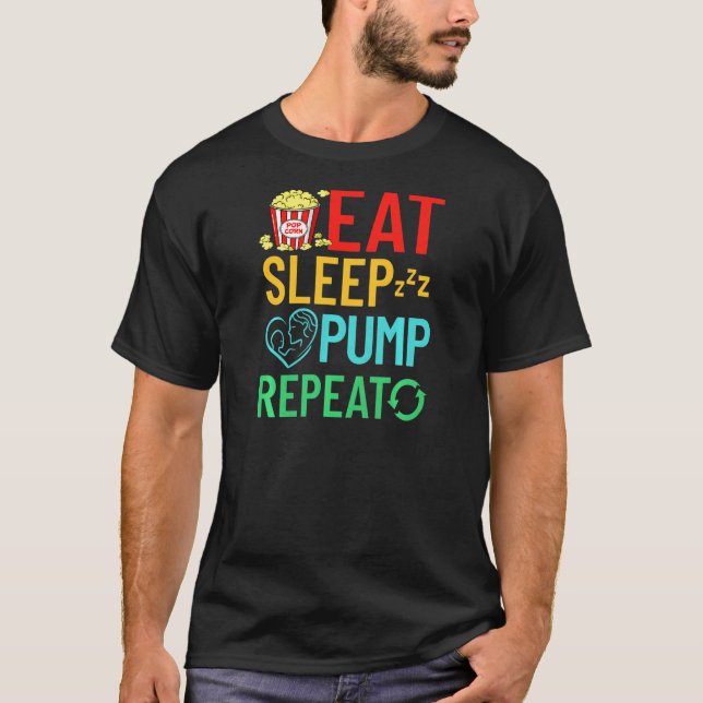Frauen Stillzeit Neugeborene Stillzeit Milchpumpe  T-Shirt (Vorderseite)
