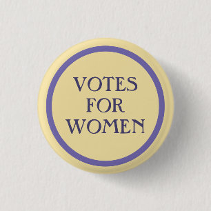 Frauen-Stimme   Button   Lila und gelb