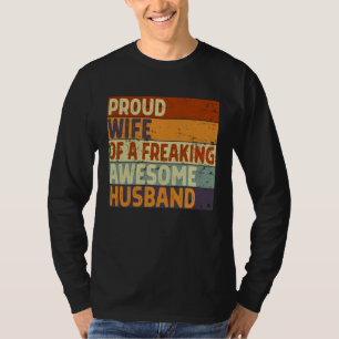 Frauen Stolz Ehefrau eines verdammt großartigen Eh T-Shirt