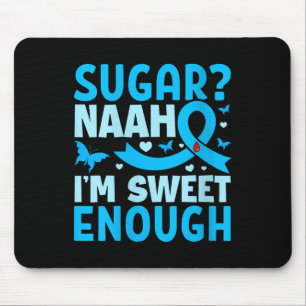 Frauen Sugar_ Naah Im Sweet Enough V-Nacken Mousepad