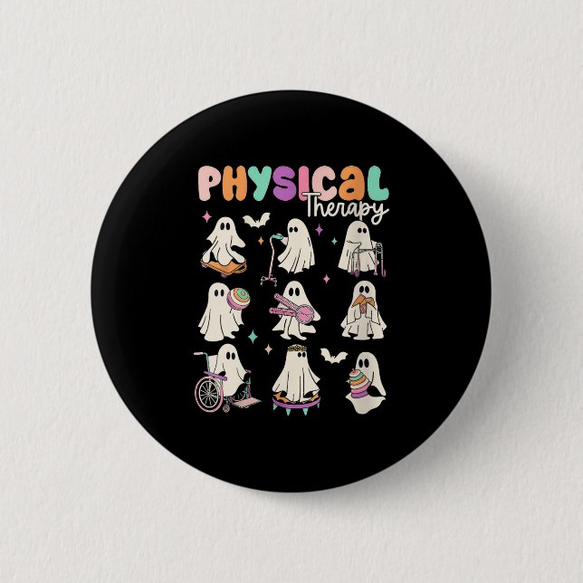 Frauen Süßer Geist Physiotherapie Pt Physical The Button (Vorderseite)