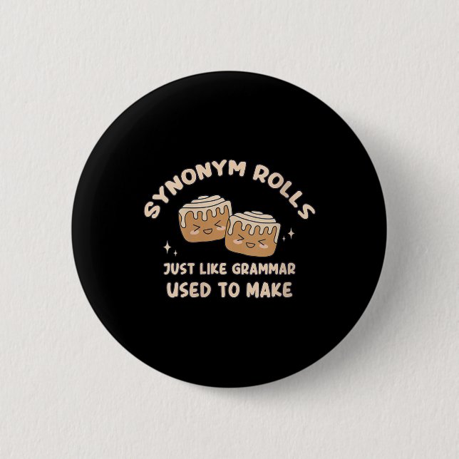 Frauen Synonym Rolls Joke Cinnamon Rolls Grammar P Button (Vorderseite)