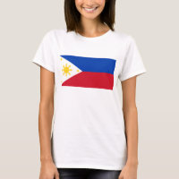 Frauen T Shirt mit Flagge der Philippinen