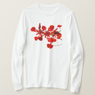 Frauen T-Shirt Royal Poinciana Blume