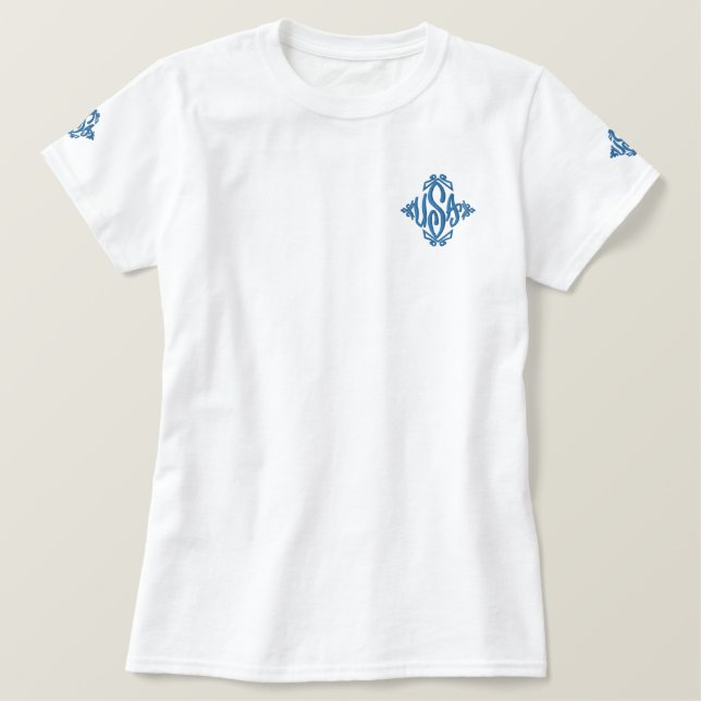 Frauen-T - Shirt USA (Design vorne)
