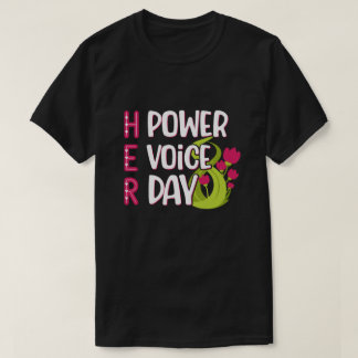Frauen Tag 8. März Design T-Shirt