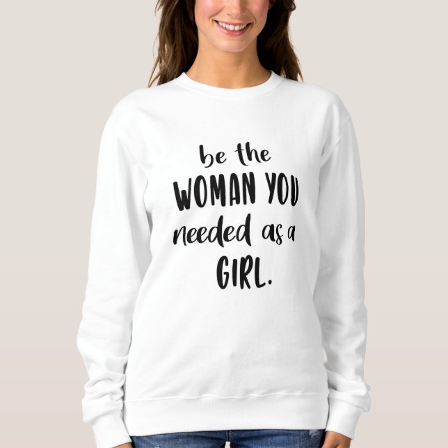 Frauen Tag Mädchen Power Frauen Frauenvorteil Sweatshirt (Vorderseite)