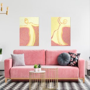 Frauen tanzen bilderwand sets