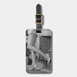 Frauen-Tanzen Gepäckanhänger