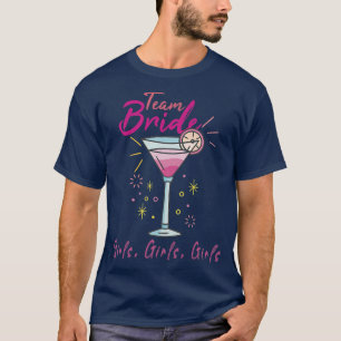 Frauen Team Braut Braut Braut Hochzeitsfeier Henne T-Shirt